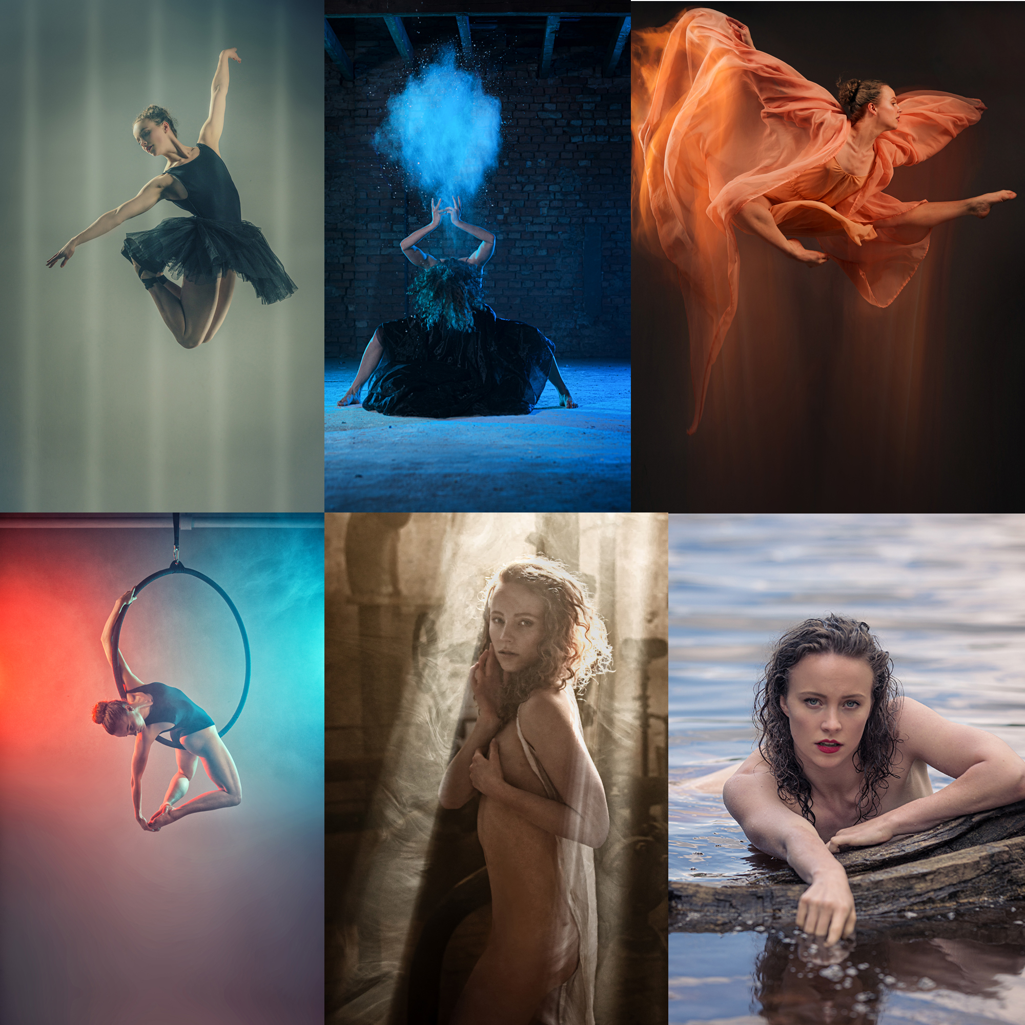 Model Emelie ist zurück - professionelle Tänzerin, Choregraphin und Model -  Studioline,Trampolin, Hoop, Potraits, Sprung Bewegung - outdoor Felsformation und See