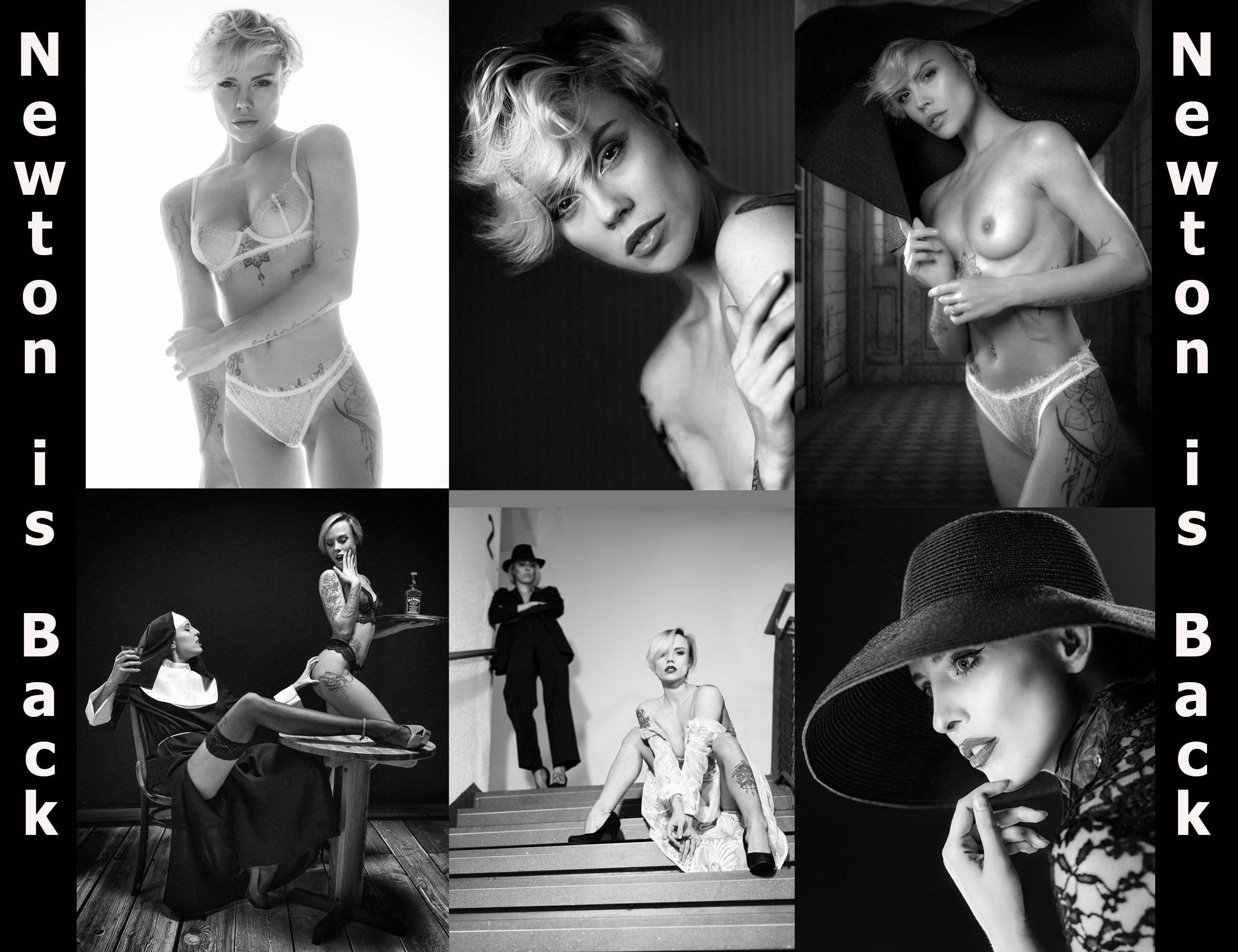 PortraitArt  und Newton - Style ,  im Studio ev. Hotelshooting - Newtons Weg - EROTICART im Portrait