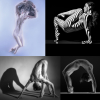 Nudeartmodel und Profitänzerin  ANNA G. - the STUDIODAY  - Goboprojektionen - Lichtbox - skulpturaler Akt in Perfektion und viel mehr 